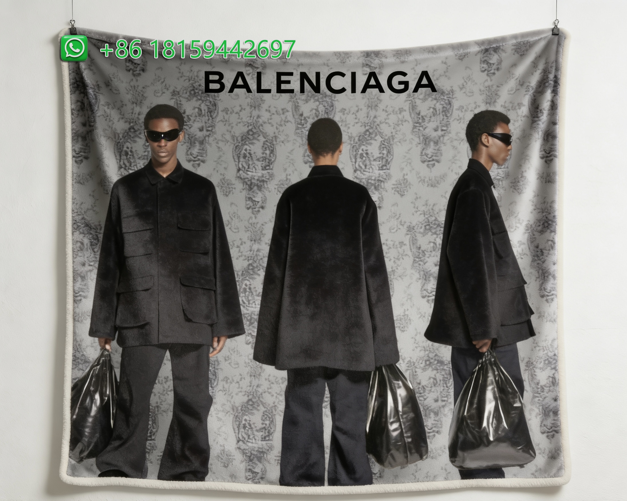 Balenciaga Throw Blankets